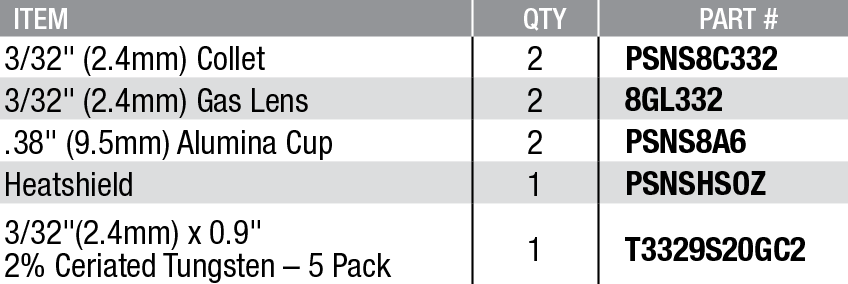 KIT D'ACCESSOIRES OZMO